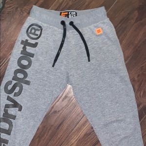 Grey Superdrysport joggers